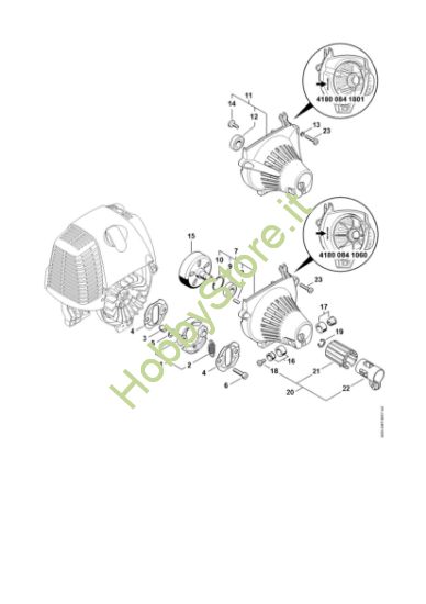 Picture of Frizione, carenatura ventola HL 100 K