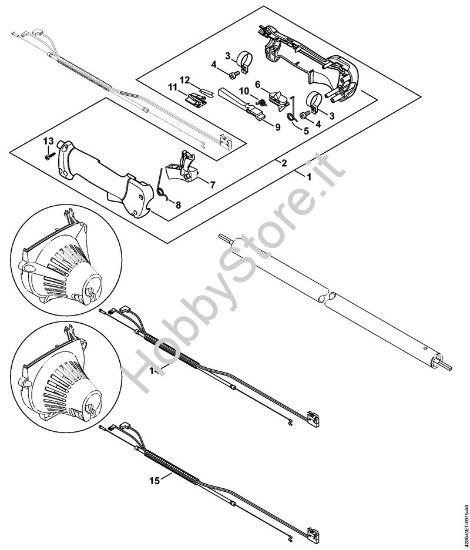 Impugnatura HL 100 K Tosasiepi (HL) HL 100 K della marca STIHL