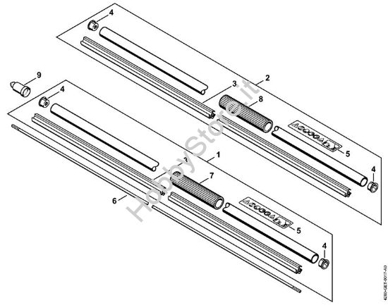 Stelo HL 100 K Tosasiepi (HL) HL 100 K della marca STIHL