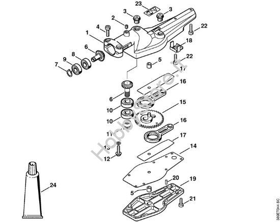 Riduttore 0° Tosasiepi (HL) HL 75 K della marca STIHL