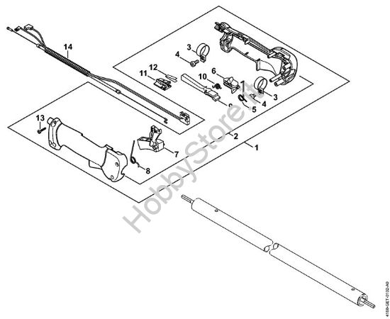 Impugnatura Tosasiepi (HL) HL 90 K della marca STIHL