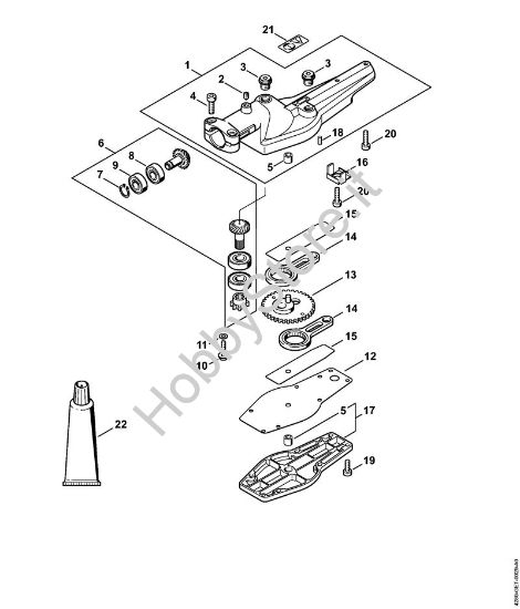 Riduttore 0° Tosasiepi (HL) HL 90 K della marca STIHL
