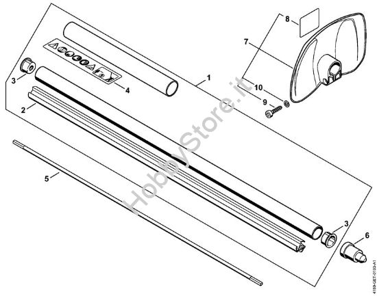 Stelo, Protezione mano Tosasiepi (HL) HL 90 K della marca STIHL