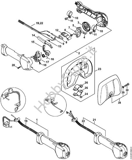 Impugnatura di comando Tosasiepi (HL) HL 91 KC-E della marca STIHL