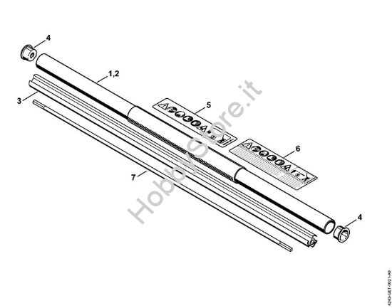 Stelo Tosasiepi (HL) HL 91 KC-E della marca STIHL