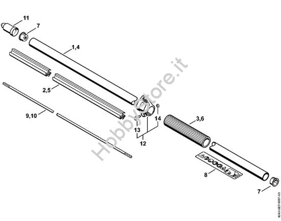 Stelo Tosasiepi (HL) HL 92 KC-E della marca STIHL