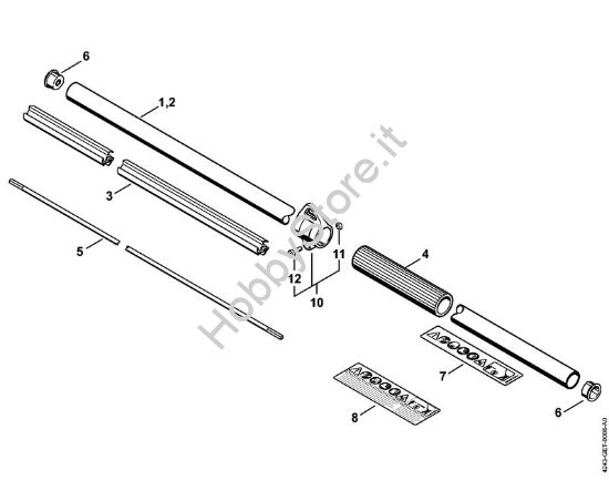 Stelo HL 94, HL 94 C Tosasiepi (HL) HL 94 C-E della marca STIHL