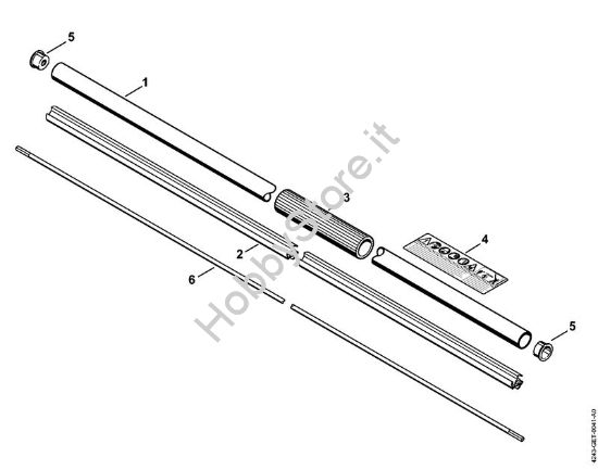 Stelo HL 94 K Tosasiepi (HL) HL 94 KC-E della marca STIHL