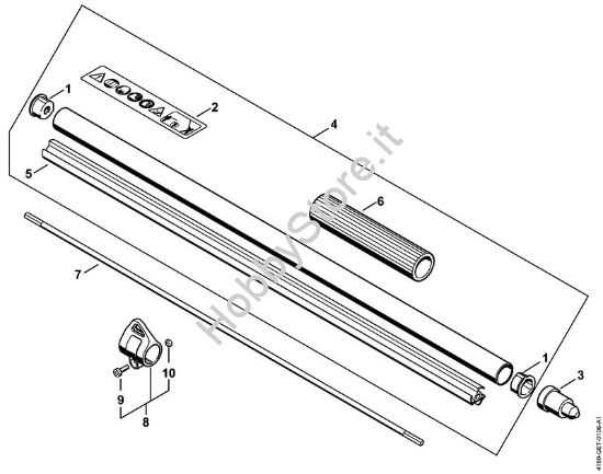 Stelo HL 95 Tosasiepi (HL) HL 95 della marca STIHL