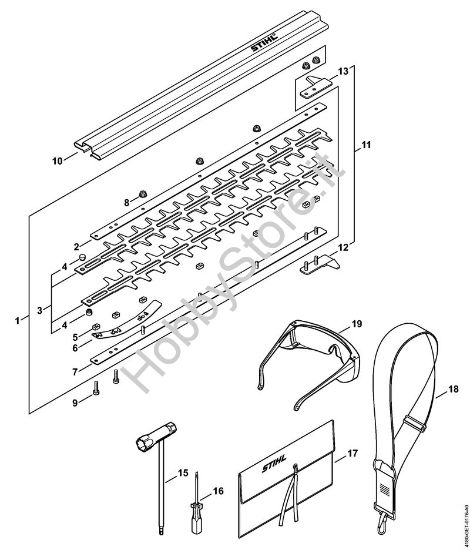 Coltello, attrezzi Tosasiepi (HL) HL 95 K della marca STIHL