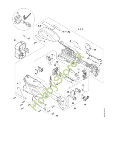 Picture of Corpo impugnatura, copertura  ‡¤ 443397592 HLA 66