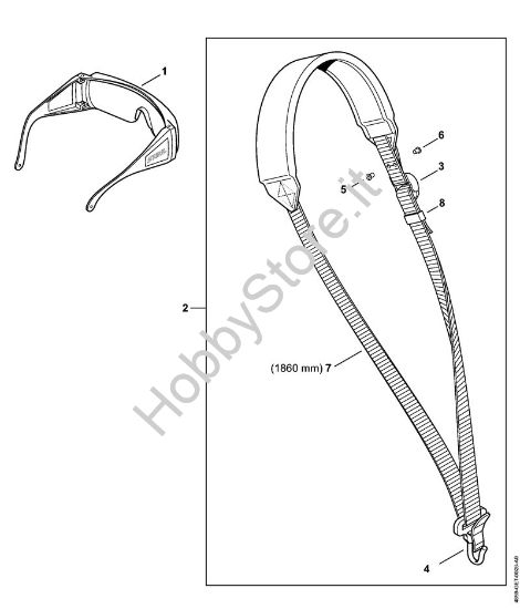 Attrezzi, accessorio a richiesta Tosasiepi a batteria (HLA) HLA 85 della marca STIHL