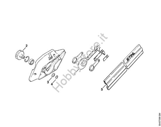 HS 242 Scatola cambio, lame Tagliasiepi (HS) HS 242 della marca STIHL