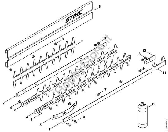 HS 246 lame Tagliasiepi (HS) HS 246 della marca STIHL