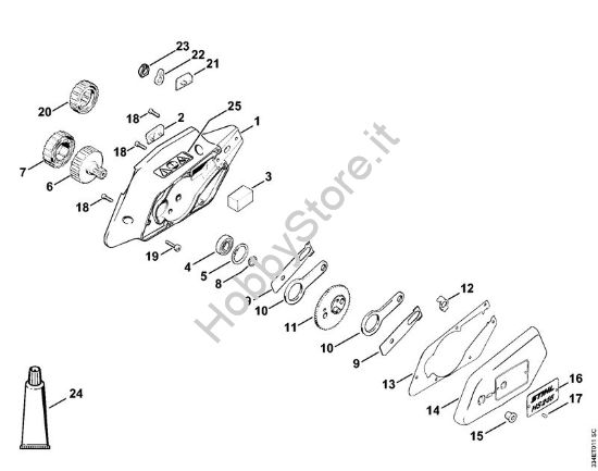 HS 246 Scatola cambio Tagliasiepi (HS) HS 246 della marca STIHL