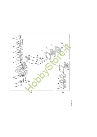 Picture of Carburatore 4242/01 HS 46