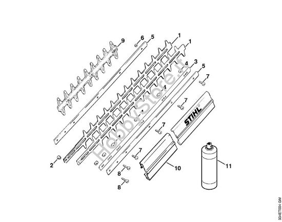 Dispositivo di taglio HS 61 Tagliasiepi (HS) HS 61 della marca STIHL