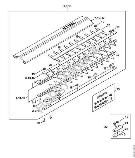 Dispositivo di taglio Tagliasiepi (HS) HS 75 della marca STIHL