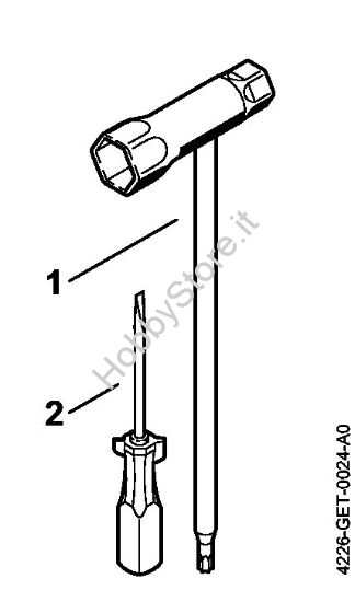 Impugnatura, Attrezzi Tagliasiepi (HS) HS 75 della marca STIHL