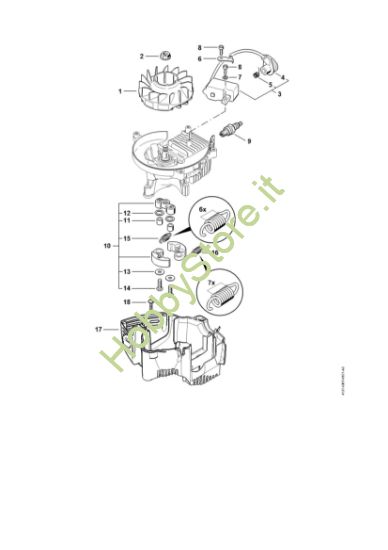 Picture of Impianto di accesione, Frizione HS 81 R