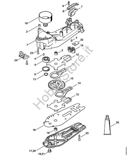 Riduttore HS 81 R, 86 R Tagliasiepi (HS) HS 81 RC-E della marca STIHL
