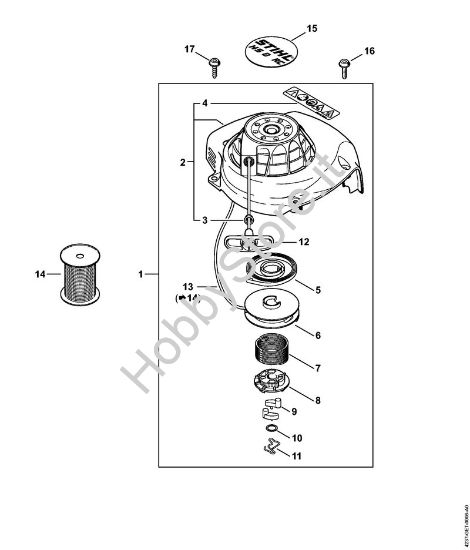 Dispositivo di avviamento ErgoStart Tagliasiepi (HS) HS 82 RC-E della marca STIHL