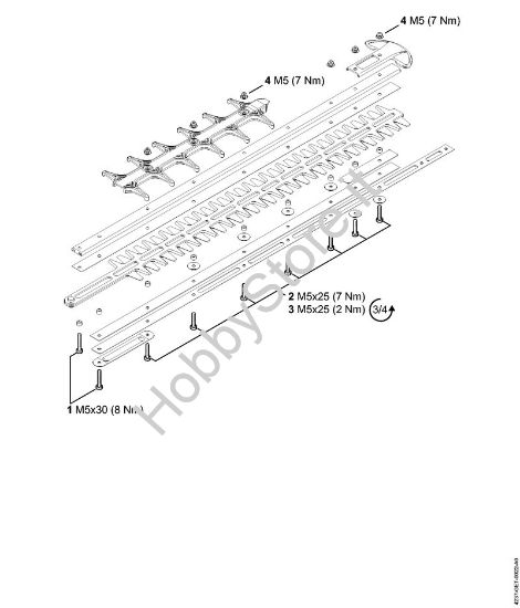 Coppie di serraggio Tagliasiepi (HS) HS 82 T della marca STIHL