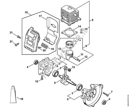 Carter albero a gomito Tagliasiepi (HS) HS 85 della marca STIHL