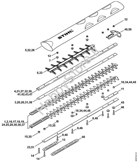 Dispositivo di taglio HS 81 Tagliasiepi (HS) HS 86 T della marca STIHL