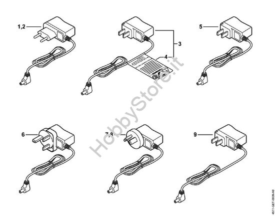 Cavo per carica Tagliasiepi a batteria (HSA) HSA 45 della marca STIHL
