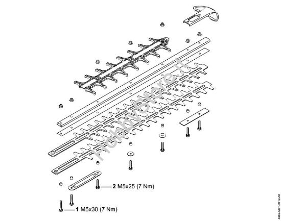 Coppie di serraggio Tagliasiepi a batteria (HSA) HSA 94 R della marca STIHL