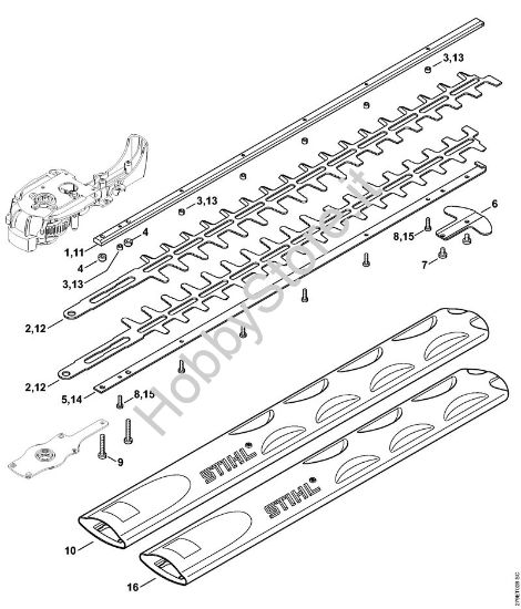 Dispositivo di taglio HSE 71 Tagliasiepi elettriche (HSE) HSE 71 della marca STIHL