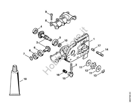 Riduttore Sramatori elettrici lunghi (HTE) HTE 60 della marca STIHL