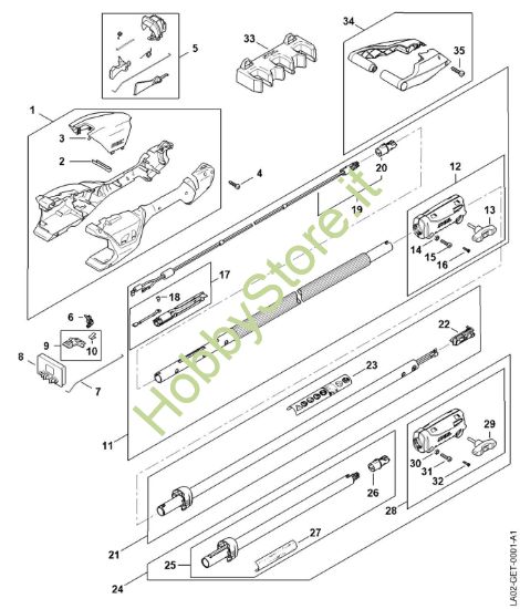 Picture of Corpo impugnatura, Stelo HTA 50.0