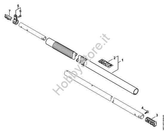 Stelo Sramatori lunghi a batteria (HTA) HTA 65 della marca STIHL
