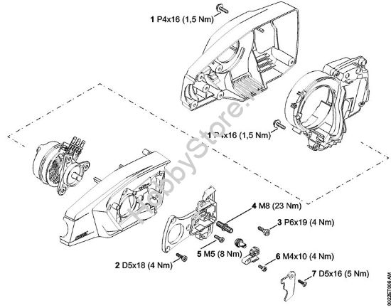 Coppie di serraggio Sramatori lunghi a batteria (HTA) HTA 85 della marca STIHL