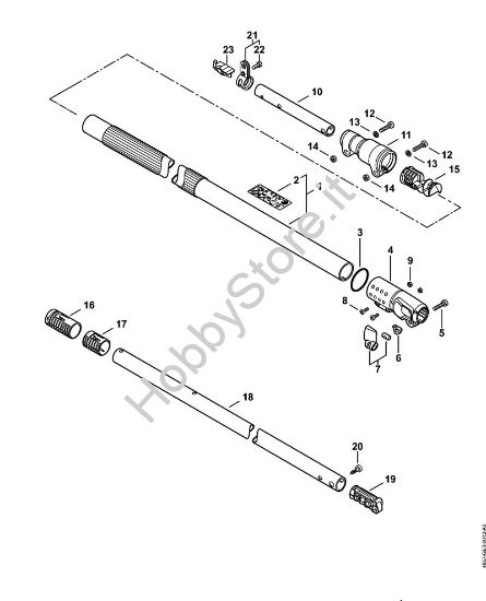 Stelo Sramatori lunghi a batteria (HTA) HTA 85 della marca STIHL