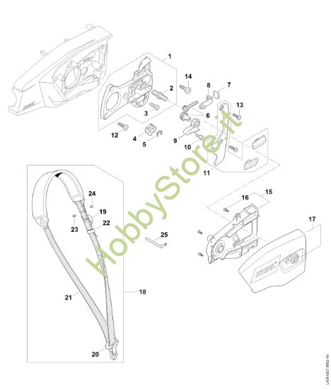 Picture of Coperchio rocchetto catena HTA 86