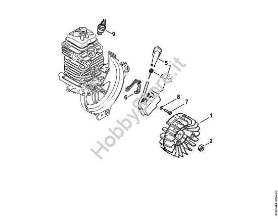 Impianto di accesione Sramatori telescopici (HT) HT 102 della marca STIHL
