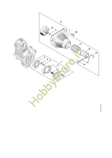 Picture of Frizione, carenatura ventola HT 103