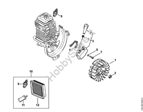 Impianto di accesione Sramatori telescopici (HT) HT 132 della marca STIHL