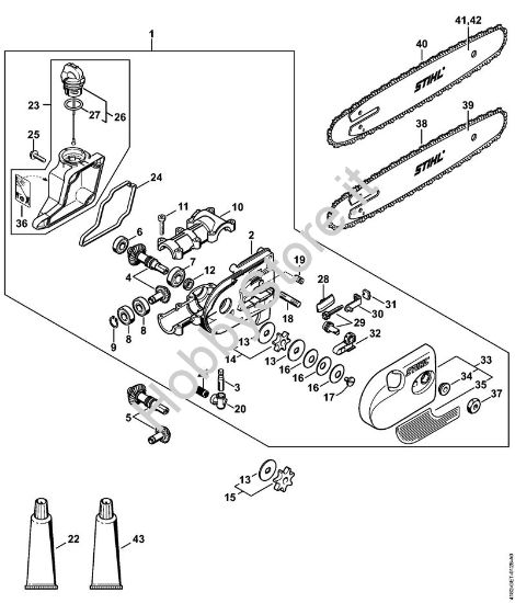 Riduttore Sramatori telescopici (HT) HT 132 della marca STIHL