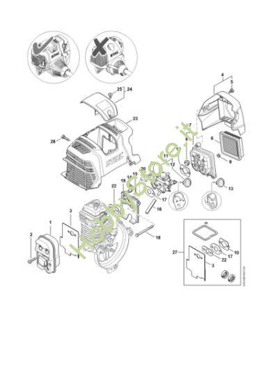 Picture of Silenziatore, filtro aria HT 134