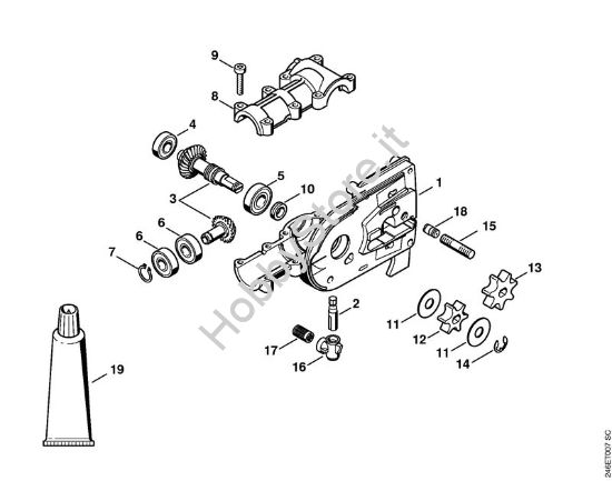 Riduttore HT 70 (11.2005) Sramatori telescopici (HT) HT 70 della marca STIHL