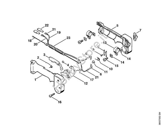 Impugnatura    X 36 974 526 Sramatori telescopici (HT) HT 75 della marca STIHL
