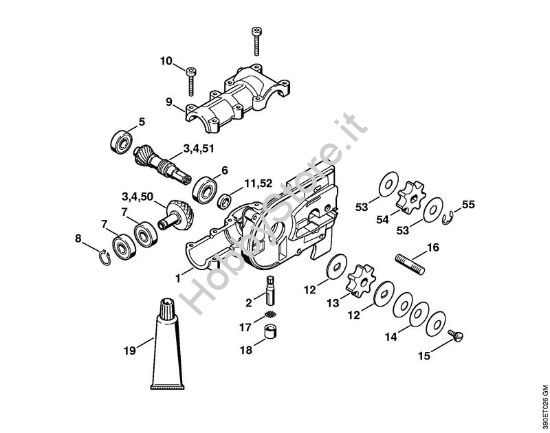 Riduttore HT 75 (38.2002), (22.2011) Sramatori telescopici (HT) HT 75 della marca STIHL