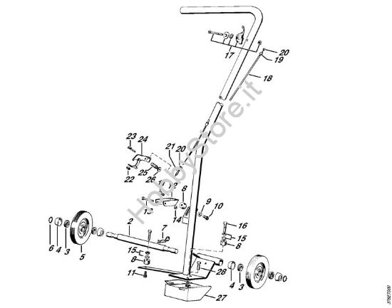 Carrello Troncatrici (TS) FW della marca STIHL