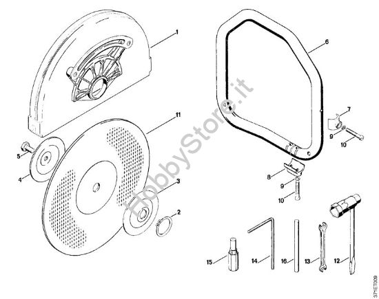 Riparo, utensili, mola Troncatrici (TS) TS 08 S della marca STIHL