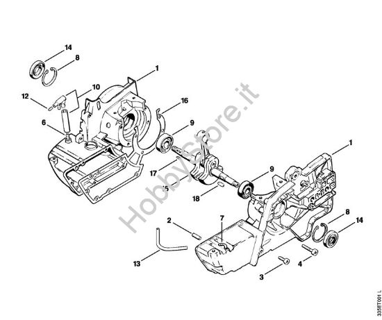 Carter albero a gomito Troncatrici (TS) TS 350 AVE della marca STIHL