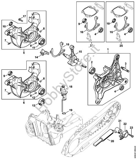 Carter albero a gomito Troncatrici (TS) TS 410 della marca STIHL